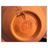 Artisan Pottery and Recycled Wool Coasters by Penny Norman