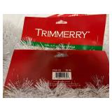 6x 15ft Soft White Tinsel Garland