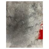 6x 15ft Soft White Tinsel Garland