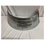 27"x8"  Metal Tree Collar "Have a Very Merry Christmas"