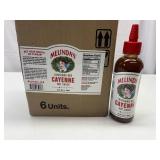 MM. 6x 10oz Melindas Louisiana Red Cayenne Hot Sauce