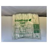 JJ. 500x 10.25in Jumbo Bamboo Straws-individually Wrapped