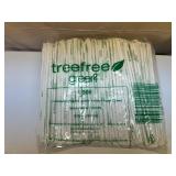 JJ. 500x 10.25in Jumbo Bamboo Straws-individually Wrapped