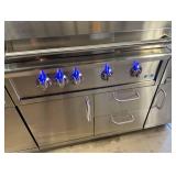 Brand New 7 ft Outdoor Kitchen with 6 Burner Grill, Broiler, Sink, Drawers, Etc