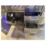 Brand New 7 ft Outdoor Kitchen with 6 Burner Grill, Broiler, Sink, Drawers, Etc
