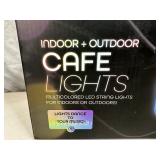 New Indoor / Outdoor Cafe String Lights LED Color Changing