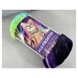 New Wild Frontier Cat Themed Throw Blanket