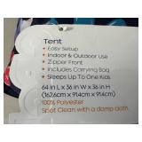 New Tent and Sleeping Bag Set