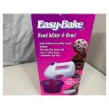 Vintage Easy Bake Hand Mixer and Bowl - New in Box
