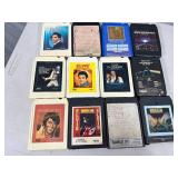 Assorted Vintage 8-Track Tapes - Elvis and More