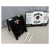 Jim Beam Metal Sign and Message Board with Markers