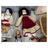 Collectible Dolls, Home Decor, Wine Bottle Wind Chime, Etc