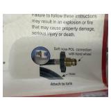 New BBQ 2 lb to 20 lb Adaptor Hose