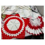 Assorted Vintage and Embroidered Towels