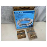 New Bayou Classic 10 ft Stainless Gas Hose with Fittings -$70 retail