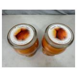 2 New 16 oz Pumpkin Spice Candles with Lids
