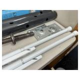 Assorted Wire Shelving, Floor Support Jack