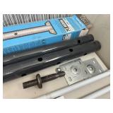 Assorted Wire Shelving, Floor Support Jack