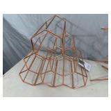 New Rose Gold Magnifying Mirror, Mug Rack, Wine Rack