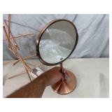 New Rose Gold Magnifying Mirror, Mug Rack, Wine Rack