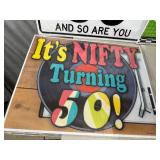12 New Yard Signs with Metal Stands