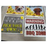 12 New Yard Signs with Metal Stands