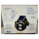 New Solar Powered Motion Activated Spotlight