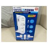 New Swivel Power Surge Protector with USB Outlets