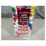 New Box of 10 Pouches Popping Boba Balls - Dark Cherry