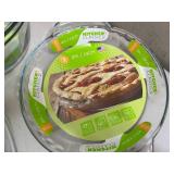 3 New Glass Baking Dishes / Mixing Bowl