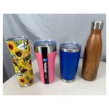 4 New Tumbler Drink Cups - Scratch and Dent