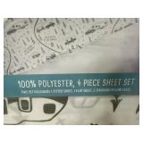 New Camping Themed 4 pc Sheet Set - Queen