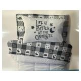 New Camping Themed 4 pc Sheet Set - Bunk