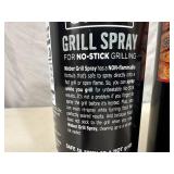 3 New Cans Weber Non-Stick Grill Spray