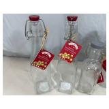 7 New Kilner Clip Top Preserve Bottles