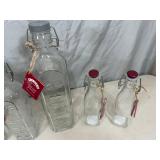 7 New Kilner Clip Top Preserve Bottles