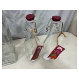 7 New Kilner Clip Top Preserve Bottles