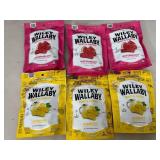 6 New Bags of Wiley Wallaby Licorice