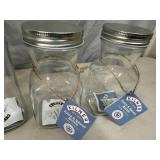4 New Kilner Juice and Sauce Bottles with Lids