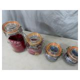 5 New Kilner Clip-Top Jars