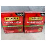 100 Bags of Twinings Decaffeinated English Breakfast Tea