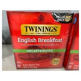 100 Bags of Twinings Decaffeinated English Breakfast Tea