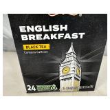 24 New Black Tea Kuerig K-Cups - English Breakfast Tea