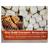 New Box of Ceramic Gas Grill Charcoal Substitute Briquettes