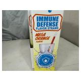 8 Boxes of Water Magic Immune Defense Flavor Straws - Mega Orange Flavor