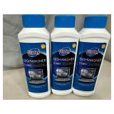 3 New Glisten Dishwasher Cleaning Bottles
