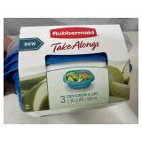 7 New Rubbermaid TakeAlongs Food Storage Containers with Lids.