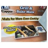 New Pack of 2 Copper Infused Grilling / Baking Mats