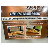 New Pack of 2 Copper Infused Grilling / Baking Mats
