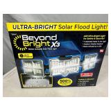 New Beyond Bright X3 Solar Powered Floodlight